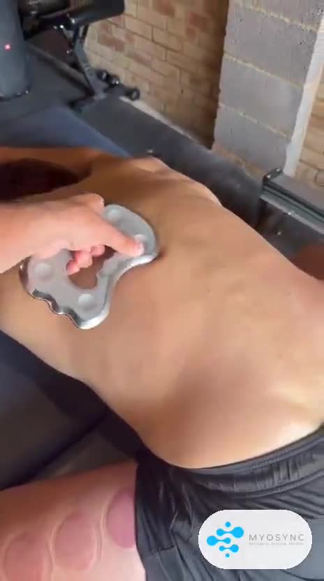 MyoSync practitioner performing a treatment